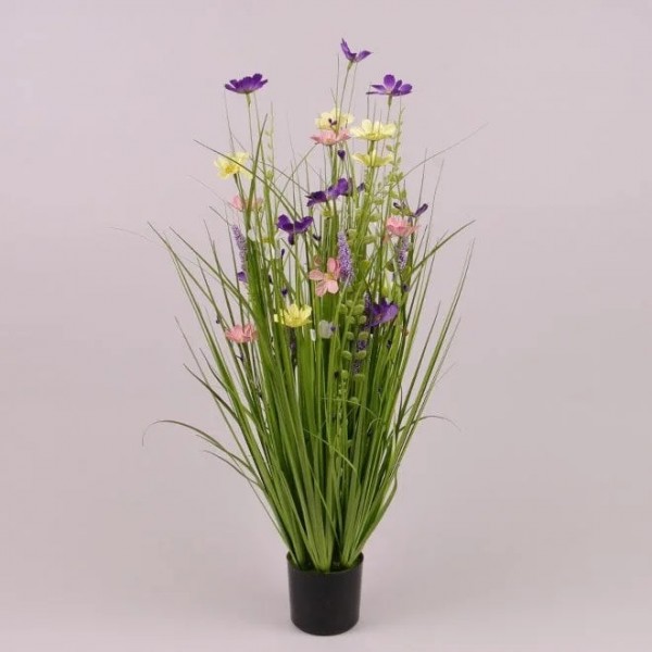 Композиция декоративная Flora Трава с цветами 70 см. 72903