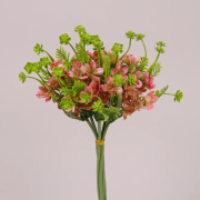 Букет декоративный розово-зеленый 35 см. Flora 71759