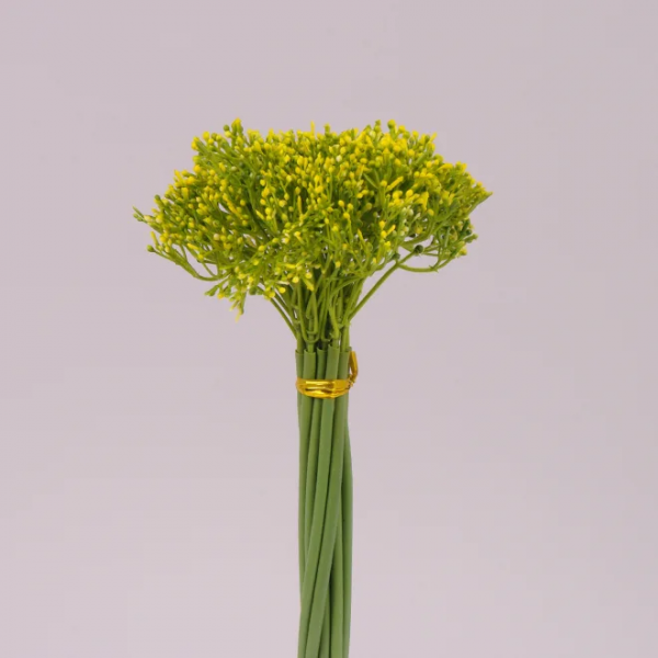 Декоративний букет з жовтим кольором Flora 72302.