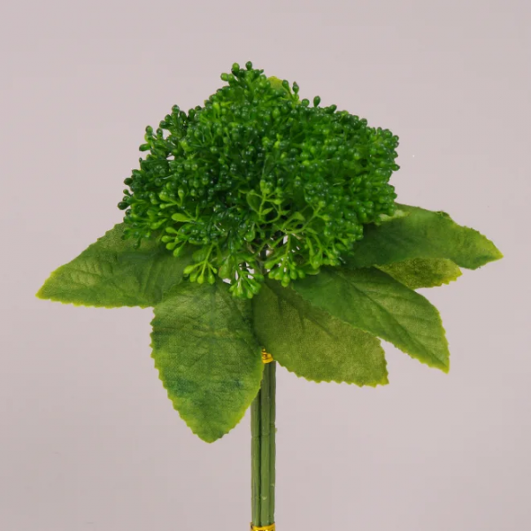 Букет декоративний зелений 25 см. Flora 71758