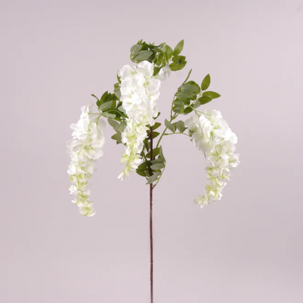 Гілка квітуча звисаюча біла Flora 72202