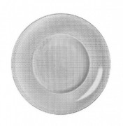 Блюдо круглое стеклянное Серебро INCA BORMIOLI ROCCO 31 см. 450012MP2321911