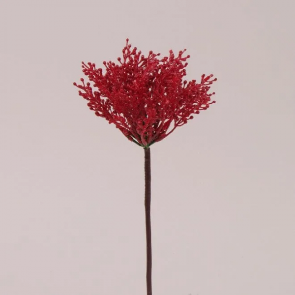 Ветка декоративная красная Flora 72623