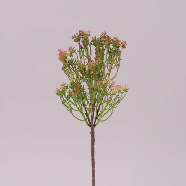 Веточка декоративная с розовым цветом Flora 72313