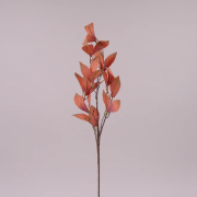 Ветка декоративная с терракотовыми листьями Flora 71994