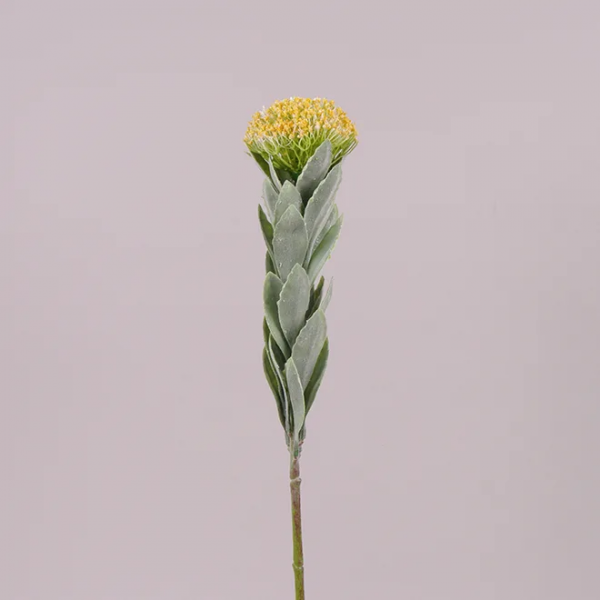 Гілочка декоративна з жовтим кольором Flora 72086