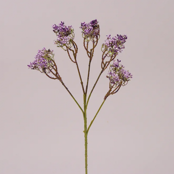 Гілка декоративна фіолетова 48 см. Flora 71761