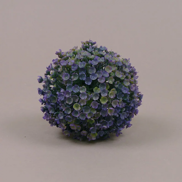 Куля декоративна зелено-фіолетова D-10 см. Flora 70006