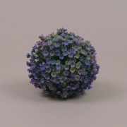 Шар декоративный зелено-фиолетовый D-10 см. Flora 70006