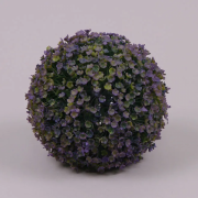 Шар декоративный зелено-фиолетовый D-16 см. Flora 70631