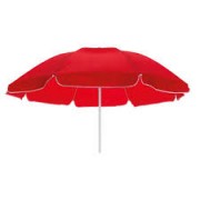 Зонт пляжный Stenson Ромашка в чехле D1,6м красный MMS-MH-2685