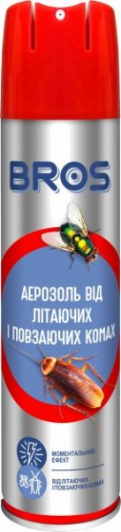 Засіб інсектицидний BROS аерозоль від комах, що літають і повзають 400мл MKU-67929