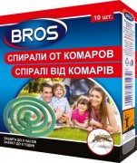Средство инсектицидное BROS спирали от комаров (цена за упаковку 10шт) MKU-61279