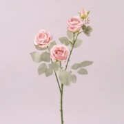 Ветка Розы светло-розовая Flora 72895