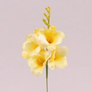 Цветок Фрезия желтый Flora 72863