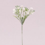 Веточка декоративная с белым цветом Flora 72860