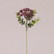 Веточка декоративная с фиолетово-розовым цветом Flora 72634