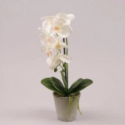 Искусственная Орхидея в горшке Flora 43 см. 72679
