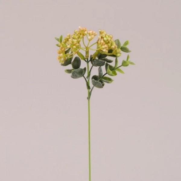 Гілочка декоративна з жовтим кольором Flora 72636