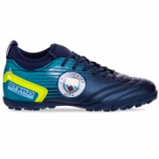 Сороконіжки взуття футбольне Zelart 20605 р-р 44 Синій-бірюзовий