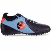 Сороконожки обувь футбольная с носком Jeep C20426 р-р 40 Черный-голубой