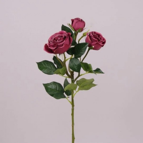 Гілка Троянди Flora бордова 71356