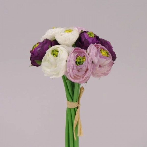 Букет Камелій Flora кремово-фіолетовий 71366