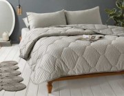 Comfy Stripe Набор постельного белья серый EH 160х220 см