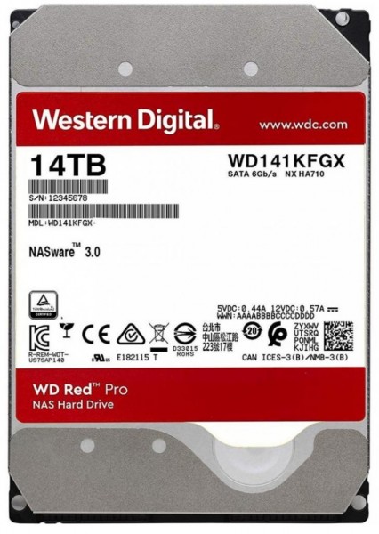 Western Digital Red Pro 14 TB (WD141KFGX)