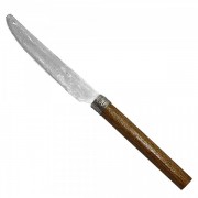Нож столовый Wood walnut 18/10 MAZHURA 22,5 см 1mm mz462214