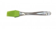 Пензлик силіконовий з пластиковою ручкою Stenson 22х2, 7см зелений