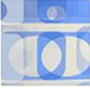 Штора у ванну Hoz блакитні кулі 1,8x1,8м 8 кілець MMS-R15349