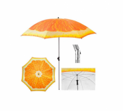 Зонт для пляжу leroy 1.76 м жёлтый 11949735