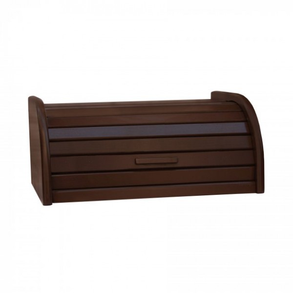 Хлебница деревянная Шоколадно-коричневый цвет MAZHURA 20.5х40.5х30.5 см mz502877