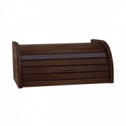 Хлібниця дерев'яна Шоколадно-коричневий колір MAZHURA 20.5х40.5х30.5 см mz502877