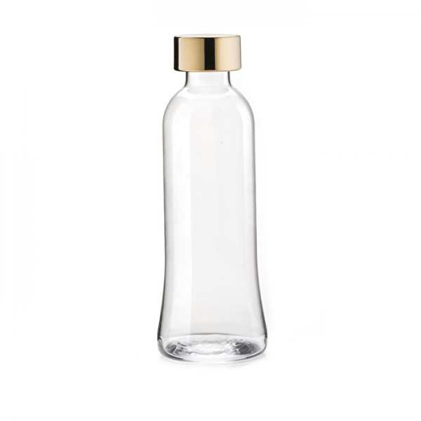 Бутылка графин стеклянная золотая крышка GUZZINI 1 л 11500117
