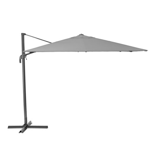 Зонт угловой leroy Aura темно-серый 2.9х2.9 м 12039412