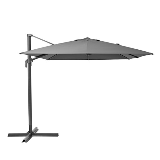 Зонт угловой leroy Aura темно-серый 2.9х3.9 м 12039783