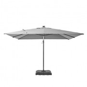 Зонт угловой leroy Sonora темно-серый 2.9х2.9 м 12039776