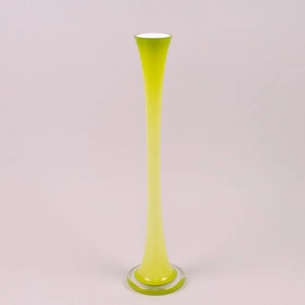 Кількість: Ваза скляна Flora Pypa зелена 60 см. 8259