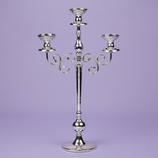 Свічник на 3 свічки, хром Elso (2011-019)