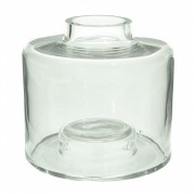 Скляна ваза-свічник 