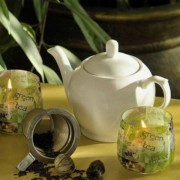 Набор свеч в стакане Art Зеленый чай 12 шт S780