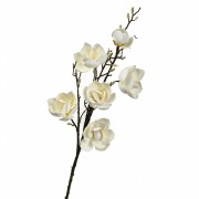 Ветка цветущей магнолии 126 см, белая (8606-011) Elso
