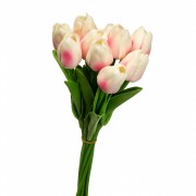 Букет тюльпанів, біло-рожевий (8606-006) Elso