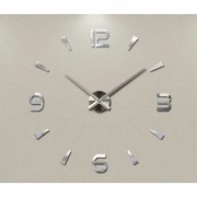 Часы настенные Art 3D DIY ZH034 СРЕДНИЕ серебро