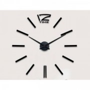 Настінний годинник Art 3D DIY ZH003 ВЕЛИКІ чорні