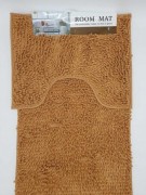 Набор ковриков для ванной комнаты 90*60 см  Plast Лапша Бежевый