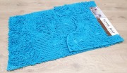 Набор ковриков для ванной комнаты 90*60 см Plast Лапша Голубой