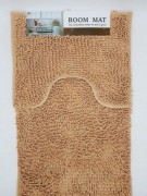 Набір килимків для ванної кімнати 90*60 см Plast Локшина Світло-бежевий